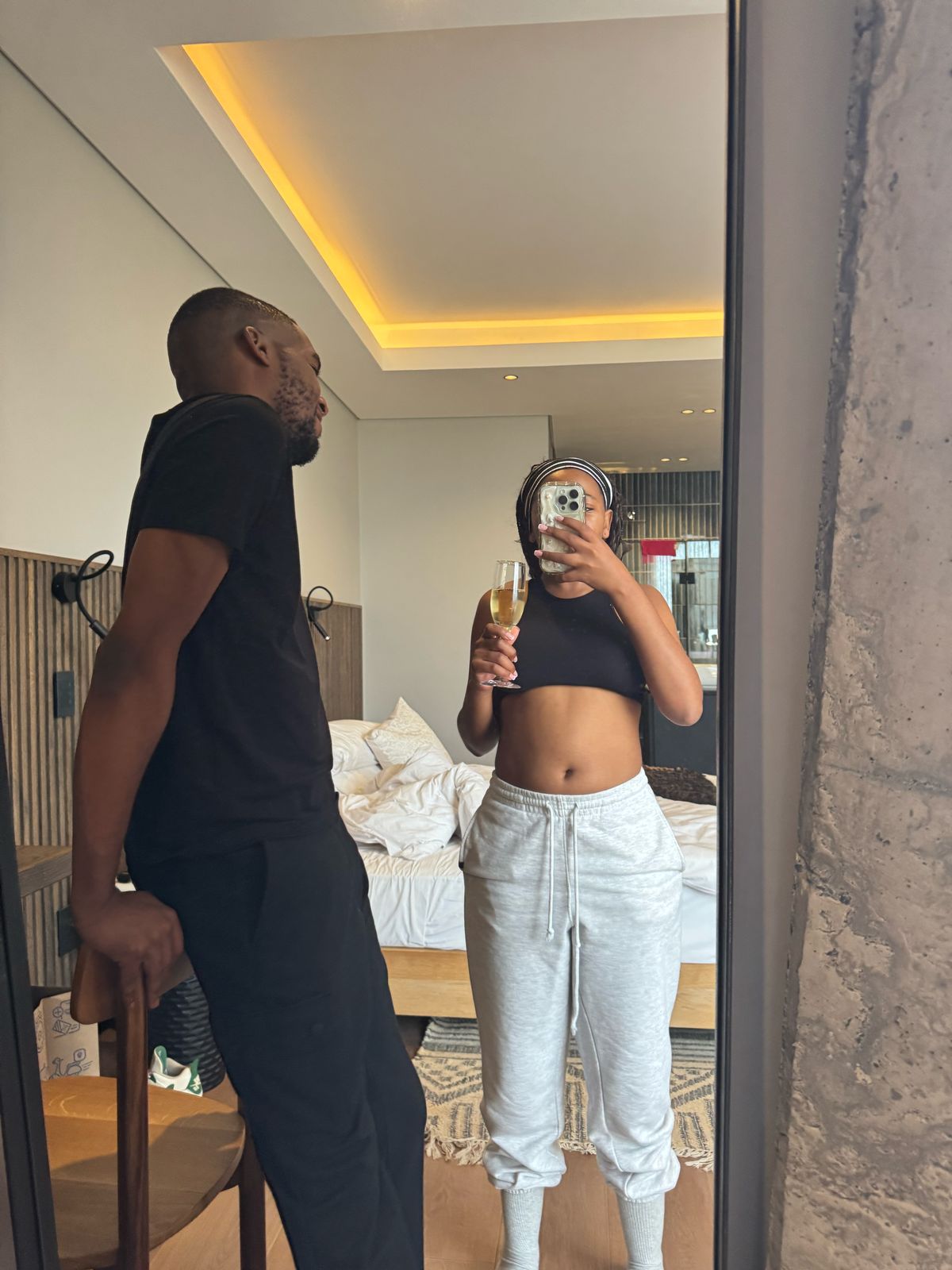 Cozy moments together